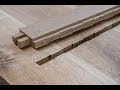 Cutting segmented dovetail joinery - Okuri-yose-ari