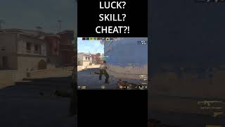 CS2 - IS THIS SKILL / LUCK / CHEAT???  #gaming #game #shorts #cs2 #cs2indonesia