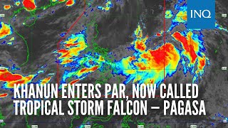 Khanun enters PAR, now called tropical storm Falcon — Pagasa