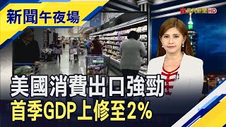 美經濟數據2個意外...首季GDP大幅上修.初領失業金人數銳減 為Fed持續升息鋪平道路!?｜主播李瀅瀅｜【新聞午夜場】20230629｜非凡新聞