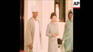 SYND 27/3/1973 PRESIDENT NUMEIRY OF SUDAN LONDON VISIT