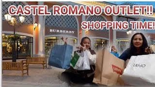 CASTEL ROMANO DESIGNER OUTLET ROME ITALY || BUHAY SA ITALIA || #ofwsaitalia #IndaylenngItaly