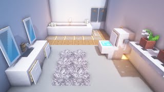 Minecraft: Modern Bathroom Build Tutorial