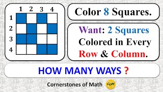 Coloring 4x4 Square Grids | Combinatorics