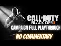 Call of duty Black ops 2 Campaign full playthrough no commentary