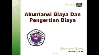 Pengertian Biaya Dalam Akuntansi Biaya Sesi 2