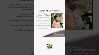 Joan Munroe | Funeral Announcement #Ja #Jm #Funeral #Obituaries #Jamaica #ObituariesJM