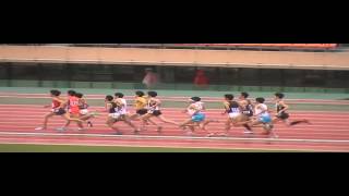 20130420第76回東京陸上競技選手権大会 男子1500ｍ決勝 優勝竹山國學院久我山高2年3:59.77(音声無)