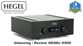 Unboxing and Review of Hegel H590 Music Systems inside what is the best audiophile room set up.