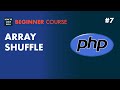 7: How shuffle a PHP array - PHP 7 tutorial