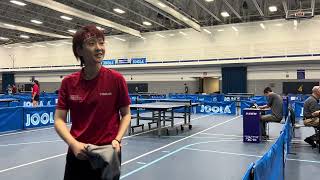 Part 2 2024 NCTTA Women's Singles Round of 16 - Jie Lu v.s. Jiaqin Lin