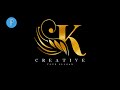 K logo design in pixellab | logo design tutorial | pixellab logo design tutorial | logo design