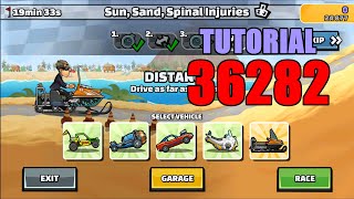 🎮 36282 Tutorial 🎮 (Sun, Sand, Spinal Injuries) - Hill Climb Racing 2