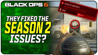 Season 2 Issues Mostly Resolved + SMG Muzzle Flash Improvement! | (Black Ops 6)