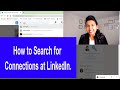 How to Search Connections at LinkedIn. #img #residency #linkedin #medicine