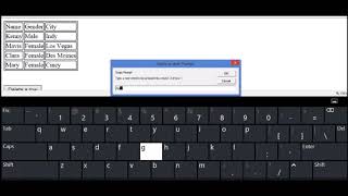 JavaScript Code to Insert Rows and Columns into HTML Table and Delete Table Rows and Columns