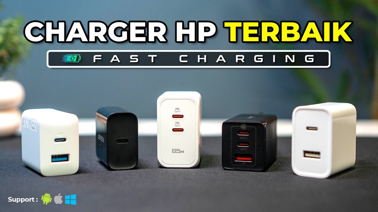 5 Rekomendasi CHARGER HP TERBAIK 2024, Fast Charging Untuk IPHONE Dan ...