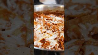 The House Favorite CHILAQUILES ROJOS #chilaquiles #shorts  #mexicanrecipes
