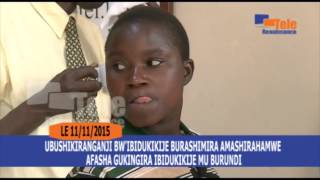 UBUSHIKIRANGANJI BW'IBIDUKIKIJE BURASHIMIRA AMASHIRAHAMWE AFASHA GUKINGIRA IBIDUKIKIJE MU BURUNDI