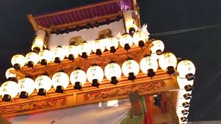 2022年東予秋祭り統一運行 三津屋だんじりと北条西だんじり