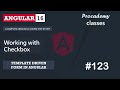 #123 Working with Checkboxes  | Template Driven Form | A Complete Angular Course