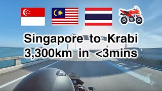 Ride from Singapore to Thailand, Krabi & Hatyai