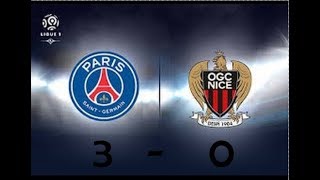 PSG vs Nice 3-0 Goals 27/10/2017 HD English Commentary