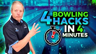 4 Bowling Hacks in 4 Minutes. Pro Bowling Tips to Help You Bowl Your Best!