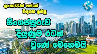 ලංකාවටත් පස්සේ නිදහස ලබපු සිංගප්පූරුව දියුණුම රටක් වුනේ මෙහෙමයි