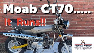 Building a Honda CT70 for 7 days in Moab.  Video #3