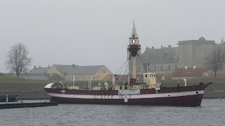 Fyrskibet Gedser Rev vender hjem til Helsingør Havn