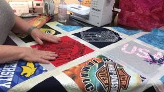 How to make a t-shirt quilt