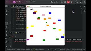 Python Game -- Turtle Crossing Capstone