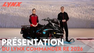 Présentation du Lynx Commander RE 2026