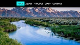 Neon Menu Items Effects On Hover | CSS Glowing Menu Effects