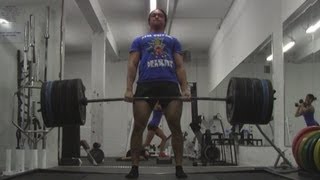 SUPER SAIYAN DEADLIFT PR: 500LB x 3 Reps RAW (No Belt) Omar Isuf