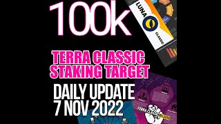 Terra Luna Classic today Staking🥯LUNC DAY 3 100MILLION STAKING CHALLENGE ☀️Terra Luna Classic Price🍫