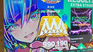 【DDR WORLD】 Fascination MAXX EDP 990,190 AAA!?!?!?