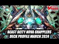 Beast Deity Nova Grapplers -  Cardfight Vanguard Premium Deck Profile March 2024