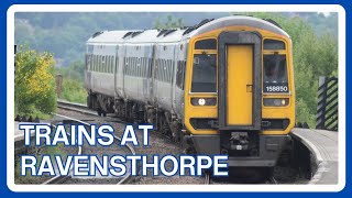 TRAINS at RAVENSTHORPE railway station