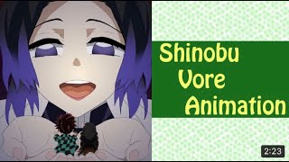 【vore】shinobu vore Animation【丸呑み】