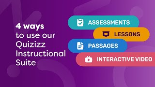 4 ways to use our Quizizz Instructional Suite for all your teaching needs 🎉