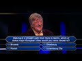 stephen fry tries his luck with this £125 000 question i who wants to be a millionaire