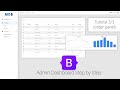Admin Dashboard (order panel) with Bootstrap 5 & Material Design 2.0