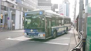 名古屋市交通局市バス三菱ふそう自動車ＮＦ４５２発車します