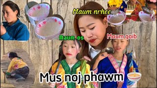 Maum nrhee Maum os thiab Maum qaib mus noj phawm 😂 (đi ăn phở bớt ổn )