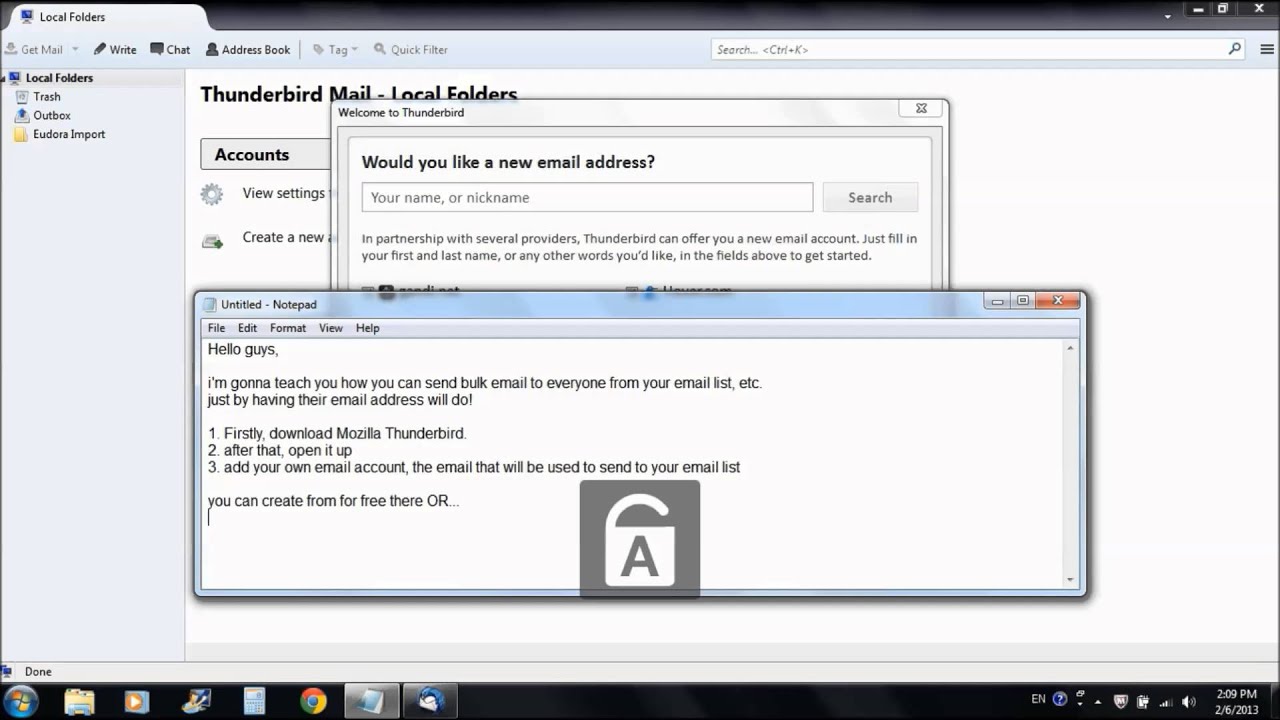 How To Send Bulk Email - Made Easy (Part One) - YouTube