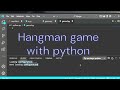 Hangman game with python code | mini project 4 | #python #game #hangman