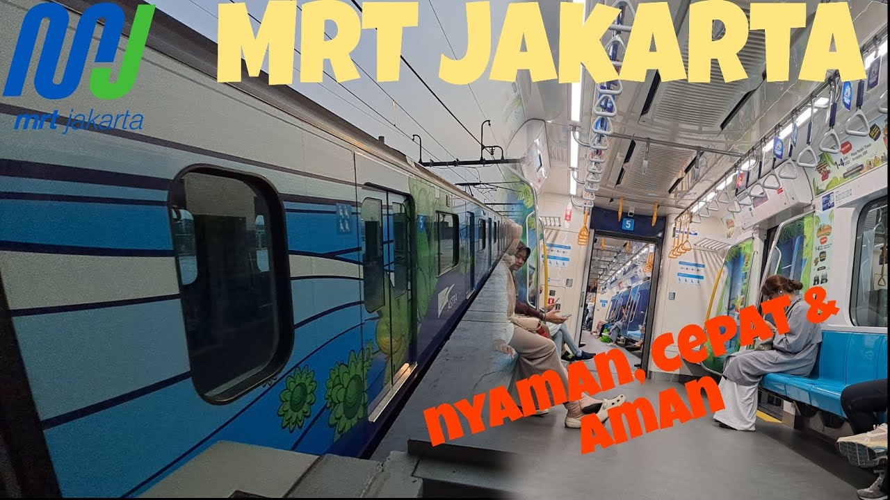 Full Trip Pertama Kali Naik MRT Jakarta | Stasiun Lebak Bulus Grab ...