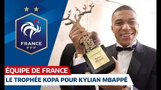 Kylian Mbappé, lauréat du Trophée Kopa 2018, Equipe de France I FFF 2018